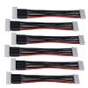 6Pcs 22Awg Silicone JST-XH Connector 6S Battery Balance Plug Wire Extension Lead for LiPo Batteries Balance Charging,200mm view 1