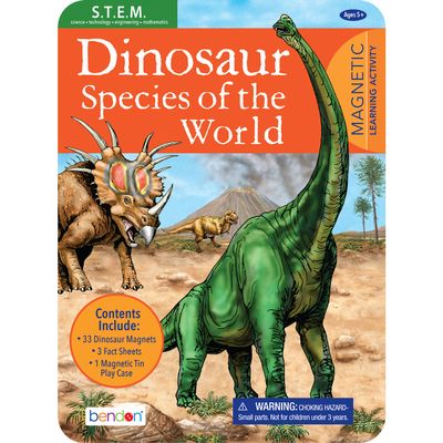Bendon Dinosaur Species Educational Learning Game Tin