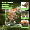 RISUNTOY Dinosaur Toys for Kids 3-5,45PCS Realistic Jurassic Dinosaurs Figures with Eggs&Trees&Fence Playset to Create a Dino World,Educational Figures, Great Gift for Toddler Boys & Girls view 3