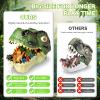 RISUNTOY Dinosaur Toys for Kids 3-5,45PCS Realistic Jurassic Dinosaurs Figures with Eggs&Trees&Fence Playset to Create a Dino World,Educational Figures, Great Gift for Toddler Boys & Girls view 4