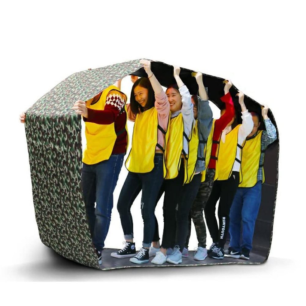Playing Run Mat Oxford Cloth Running Mat, Indoor Outdoor Teamwork Carnival Game, Fun Kindergarten Parent-Child Activity Game (Size : Adult-11M//36FT)