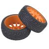 1/8 RC Off Road karts Rubber Tires Tyres & 1 : 8 Hex 17mm Wheels Rims , Racing RC Car Accessory for for HSP for HPI Racing Car Toys(Orange) view 2