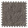 10Pcs Soft Tiles Foam Interlocking Floor Mats,Puzzle Play Mats Splicing Carpet Plush Carpet Area Rug for Playmat Play Room Bedroom Square Floor Tiles,Grey,12X12X0.2In view 1