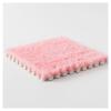 10Pcs Soft Tiles Foam Interlocking Floor Mats,Puzzle Play Mats Splicing Carpet Plush Carpet Area Rug for Playmat Play Room Bedroom Square Floor Tiles,Pink,12X12X0.2In view 1