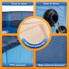 Foldable Dog Pet Bath Pool,Portable Hard Plastic PVC Pet Bathing Tub, Outdoor Collapsible Swimming Pool for Dogs Cats Puppy and Kids,Slip-Resistant Kiddie Pool Paddling Pool,Blue,32 * 8in view 2