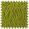 10Pcs Soft Tiles Foam Interlocking Floor Mats,Puzzle Play Mats Splicing Carpet Plush Carpet Area Rug for Playmat Play Room Bedroom Square Floor Tiles,Green,12X12X0.4In view 1