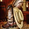 1000 Pieces Jigsaw Puzzle for Adults, Cowboy Boots and Hat Wooden Jigsaw Puzzle, Exercise Memory Relieve Stress Game Jigsaw Puzzle Family Activities Decompression Gifts view 1