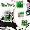 9pcs Soccer Birthday Party Decorations - Honeycomb Centerpieces with 3D Football Theme, Party Supplies for Boys' Kids Birthday Party view 3