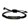 Cool Juggling, I'd Rather Be Juggling, Fancy Holiday Black Rope Bracelet from Men Women view 1