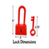 Hello Neighbor Lock Set - 6 Pack - 3D Printed | Made in USA view 3