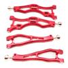 4pcs Alloy Front Lower Upper Suspension Arms w/Pivot Balls for Arrma Kraton 6S BLX Outcast 6S BLX Notorious 6S BLX Talion 6S BLX Upgrades Part (Red) view 2