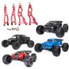 4pcs Alloy Front Lower Upper Suspension Arms w/Pivot Balls for Arrma Kraton 6S BLX Outcast 6S BLX Notorious 6S BLX Talion 6S BLX Upgrades Part (Red) view 3