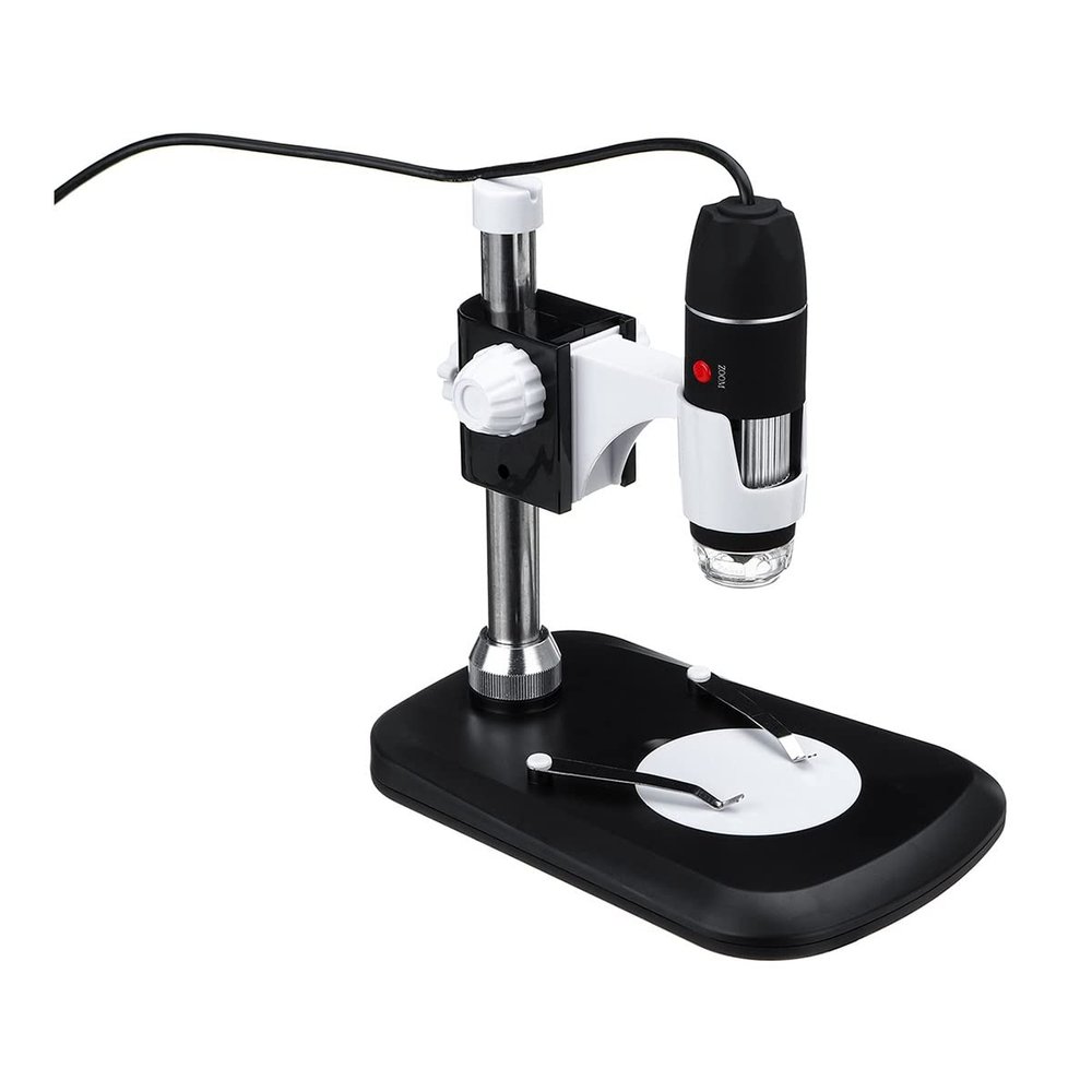 Lab Microscope Slides 1600X 2MP HD 8 LED Digital Microscope Type-C Magnifier Electronic Stereo Microscope Parts