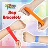 Novelty Place Silicone Rainbow Slap Bracelets Party Wrist Strap, 12 Colors Silicone Wristband for Kids Classroom Craft Activity Prize Gift Party Costume (Pack of 12) view 2