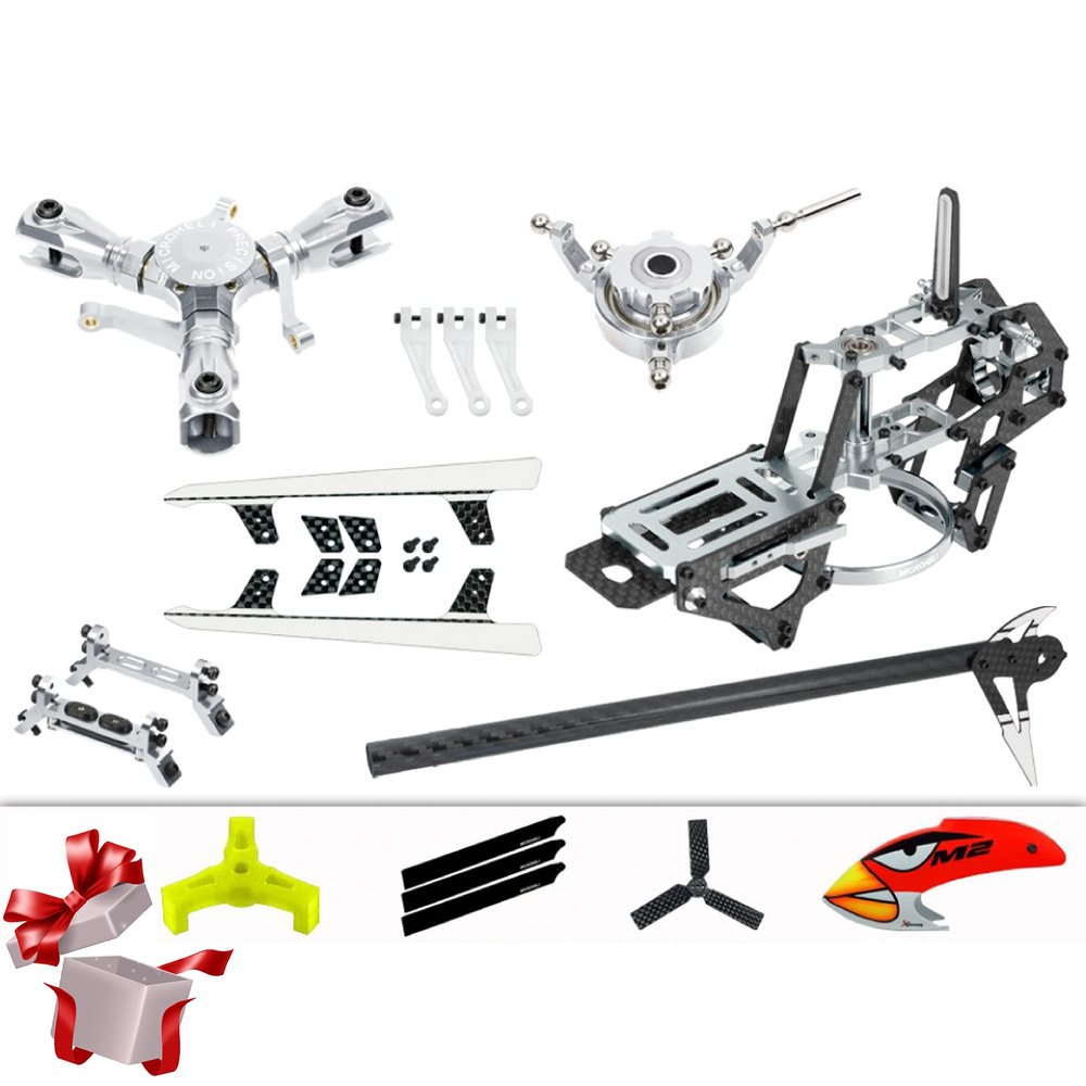 MICROHELI CNC Triple Blades Performance Package - OMP Hobby M2 V2 / EXP