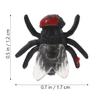 50pcs Mini Plastic Flies: Realistic Little Flies Bugs for Joke Tricking - Halloween Prop Prank for Parties April Fools view 4