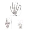 Ciieeo Halloween Skeleton Hand Ornaments 3 Pairs Plastic Fake Skeleton Hands for Haunted House Bar Party Decor and Tricky Props view 2