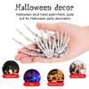 Ciieeo Halloween Skeleton Hand Ornaments 3 Pairs Plastic Fake Skeleton Hands for Haunted House Bar Party Decor and Tricky Props view 4