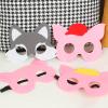 4PCS Three Little Pigs & Big Bad Wolf Masks Costume for Kids (Three Little Pigs) view 3