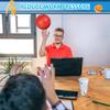 6" Mini Basketball for Mini Basketball Hoop, Small Replacement Ball Toy for Over The Door Hoop, PVC Balls for Kids Toddler, Beach Indoor Outdoor Sport Pool Game Gift Set 3 PCS (with Pump) view 2