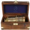 14x Personalized Telescope- Functional Brass & Clear Vision Pirate with Case/Gift for Son/to My Son Gifts/Mom to Son Gift to My Son Wooden Case view 3