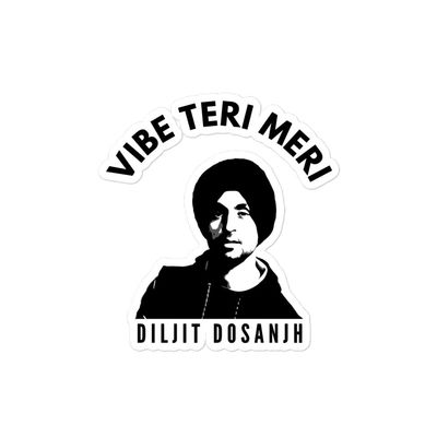 diljit Dosanjh Punjabi Singer Stickers Transparent