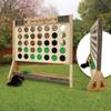 Dr. Penny Pincher Carved Tree Custom Personalized Family Name 4 in a Row Giant Wooden Game Set, Jumbo 4 Connect Family Fun Includes Choice of Color Discs + Carry Case view 1