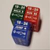 15x Battletech Movement Dice/Color Coded Walk Run Jump Movement Modifier Dice view 2
