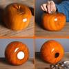 Piggy Bank for Kids,Piggy Bank for Boys Girls and Adult,Money Jar Rosewood Piggy Bank Creative Fruit Shape Coin Money Bank Hand-carved Money Box With Stopper Wooden Piggy Bank For Kids Adult Saving Ba view 3