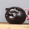 Piggy Bank for Kids,Piggy Bank for Boys Girls and Adult,Money Jar Wooden Piggy Bank With Key Cute Pig Coin Money Bank Reusable Money Bank Black Piggy Bank For Kids And Adults Boy Girl Gift Saving Bank view 4