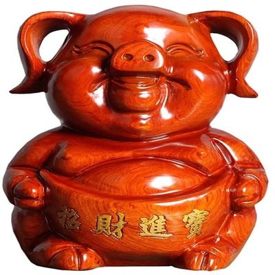 Piggy Bank for Kids,Piggy Bank for Boys Girls and Adult,Money Jar Wooden Piggy Bank With Key Cute Pig Shape Money Bank Handmade Coin Piggy Bank Large Piggy Bank For Kids Room Decor 7x18x11in Saving Ba