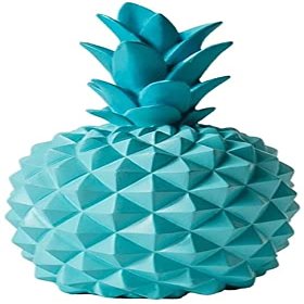 Piggy Bank for Kids,Piggy Bank for Boys Girls and Adult,Money Jar Resin Pineapple Piggy Bank Home Decoration Cash Coin Saving Box Creative House Money Box Pineapple Ornament Saving Box Saving Bank (Co