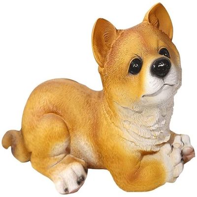 Piggy Bank for Kids,Piggy Bank for Boys Girls and Adult,Money Jar Cute Naughty Dog Piggy Bank Large Resin Coin Bank Yellow Simulation Dog Toy Banks With Stopper Piggy Bank For Kids Boy Girl Saving Ban