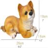 Piggy Bank for Kids,Piggy Bank for Boys Girls and Adult,Money Jar Cute Naughty Dog Piggy Bank Large Resin Coin Bank Yellow Simulation Dog Toy Banks With Stopper Piggy Bank For Kids Boy Girl Saving Ban view 2