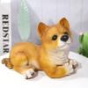 Piggy Bank for Kids,Piggy Bank for Boys Girls and Adult,Money Jar Cute Naughty Dog Piggy Bank Large Resin Coin Bank Yellow Simulation Dog Toy Banks With Stopper Piggy Bank For Kids Boy Girl Saving Ban view 3