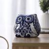 Piggy Bank for Kids,Piggy Bank for Boys Girls and Adult,Money Jar 3-piece Set Piggy Bank Cute Owl Coin Money Bank Blue And White Porcelain Piggy Bank Ceramic Piggy Bank For Desktop Decoration Saving B view 3