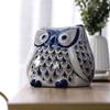 Piggy Bank for Kids,Piggy Bank for Boys Girls and Adult,Money Jar 3-piece Set Piggy Bank Cute Owl Coin Money Bank Blue And White Porcelain Piggy Bank Ceramic Piggy Bank For Desktop Decoration Saving B view 4