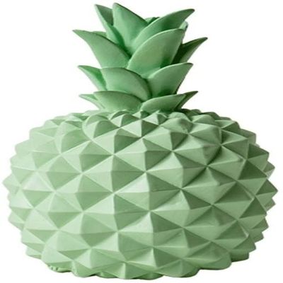 Piggy Bank for Kids,Piggy Bank for Boys Girls and Adult,Money Jar Resin Pineapple Piggy Bank Home Decoration Cash Coin Saving Box Creative House Money Box Pineapple Ornament Saving Box Saving Bank (Co