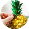 Piggy Bank for Kids,Piggy Bank for Boys Girls and Adult,Money Jar Resin Pineapple Piggy Bank Home Decoration Cash Coin Saving Box Creative House Money Box Pineapple Ornament Saving Box Saving Bank (Co view 3
