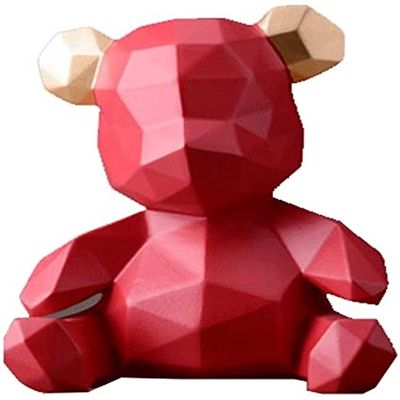 Piggy Bank for Kids,Piggy Bank for Boys Girls and Adult,Money Jar Piggy Bank Simple Nordic Creative Bear Money Box Home Decoration Living Room Children Room Saving Box Creative Saving Bank (Color : Ye