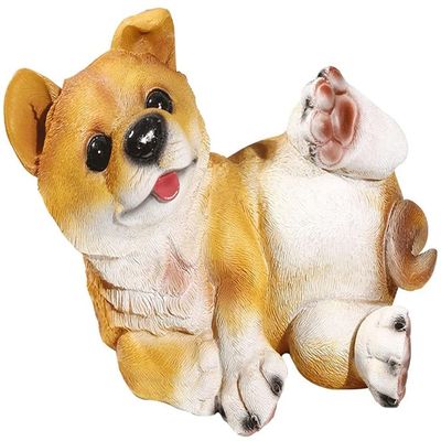 Piggy Bank for Kids,Piggy Bank for Boys Girls and Adult,Money Jar Cute Naughty Dog Piggy Bank Large Resin Coin Bank Yellow Simulation Dog Toy Banks With Stopper Piggy Bank For Kids Boy Girl Saving Ban