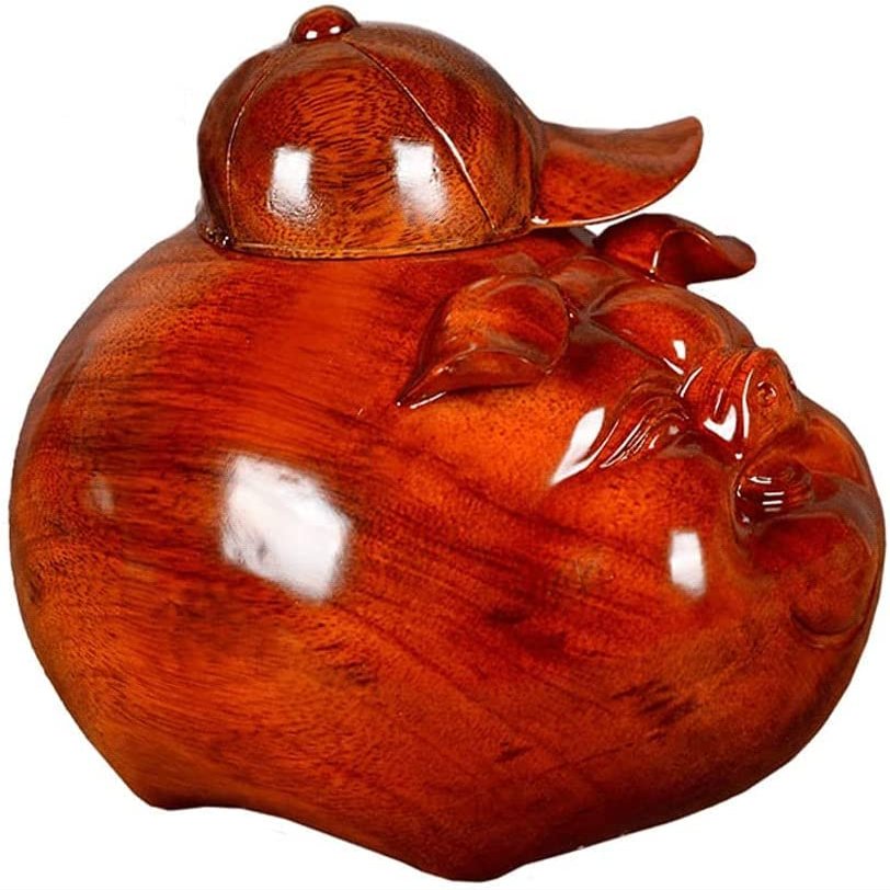 Piggy Bank for Kids,Piggy Bank for Boys Girls and Adult,Money Jar Rosewood Piggy Bank With Lid Handcrafted Money Savings Bank Wooden Money Box Coin Piggy Bank For Adults And Boy (Cool Pig) Saving Bank