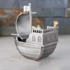 Piggy Bank for Kids,Piggy Bank for Boys Girls and Adult,Decorative Piggy Bank Small Boat Piggy Bank Metal Storage Tank Aluminum Alloy Money Jar Creative Crafts Suitable for Adult Children (180 Coins) view 4