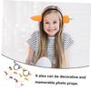 6pcs Carrot Headband Birthday Party Headbands for Kids Hair Hoop Hair Accessories Cosplay Hair Accessory Party Props Hair Band Hair Ties Kids Headdress Child Foam Chili Cute view 2