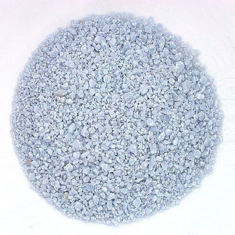 1/2 Pound Blue Peru Angelite Craft Inlay Sand Painting Craft Pieces 4mm and Less