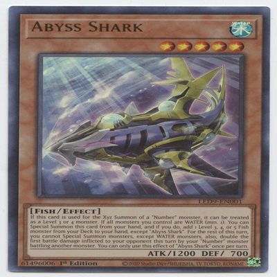 Abyss Shark - LED9-EN001 - Ultra Rare - 1st Edition