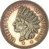 Rare 1851 American USA United States Indian Head Dollar Restrike Cool Silver Color Coin. Explore Now! view 1