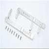 10Pc Set Upgrades Aluminum Side Steps with 1/10 Trx4 Defender Trail Crawler (82056-4) Rc Cars by GPM (Silver) view 1