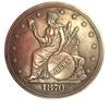 Rare 1870 Seated Liberty American USA United States One Dollar Restrike Cool Coin. Explore Now! view 1