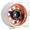 INJORA 1.0 Beadlock Wheel Stamped Steel Beadlock Deep Dish 1.0" Wheels for 1/18 TRX4M Axial AX24 SCX24 Gladiator Deadbolt Bronco C10 JLU Upgrade Parts(Rose Gold) view 3